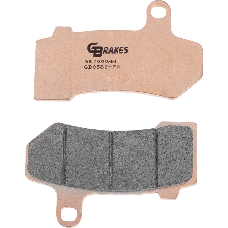 Gbrakes Brake Pad - GB0582-70 For Harley Motorcycles 2006-2026