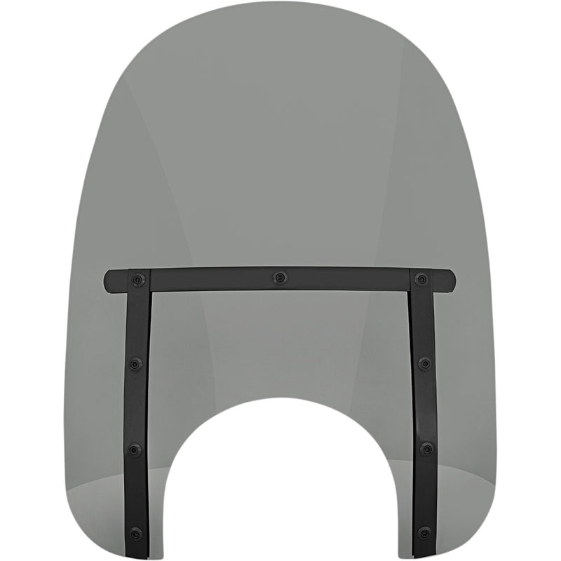 MEMPHIS SHADES 2313-0321 MEB42212 Memphis Slim Windshield 17" - 9" headlight cutout - black smoke