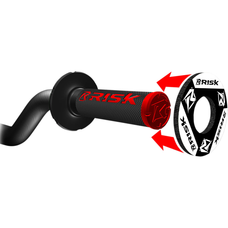 RISK RACING 0630-1919 00110 Grip Donuts