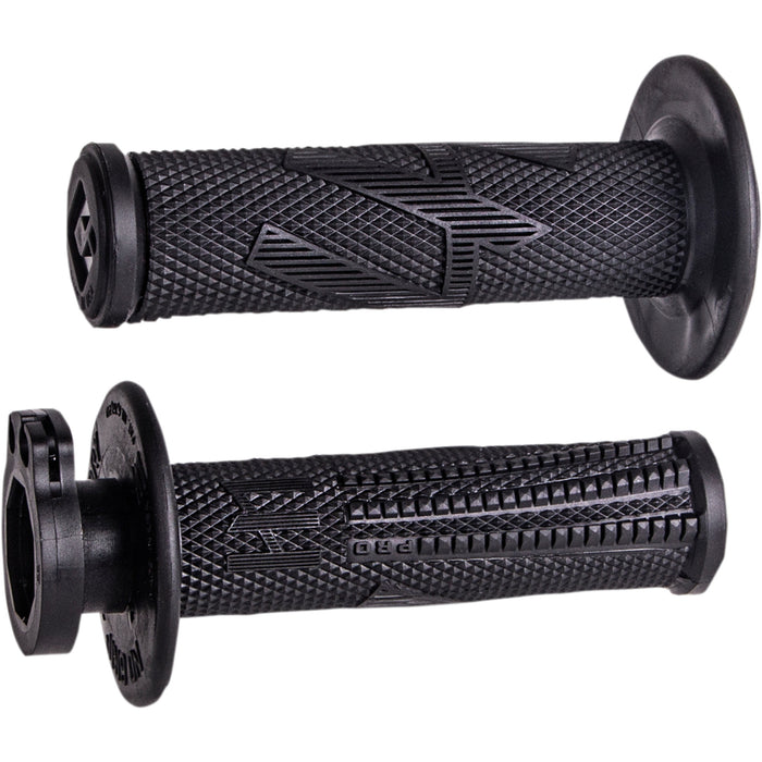 ODI 0630-2556 H36EPBB Emig Pro V2 Lock-On Grips Grips - Emig - Pro - V2 - Blackout