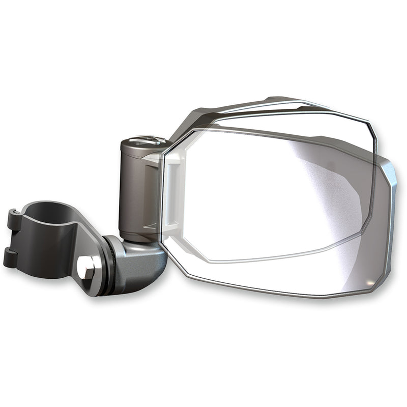 SEIZMIK 0640-1102 56-18091 Strike Side View Mirrors Mirrors - Strike - Side View - Rectangle - Black - 1.75" ROPS - Pair