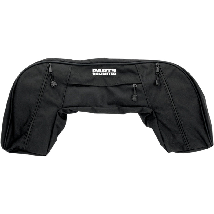 PARTS UNLIMITED 0710-0056 Polaris Snowmobile Windshield Bag Snowmobile Windshield Bag - Black - Polaris '88-'98