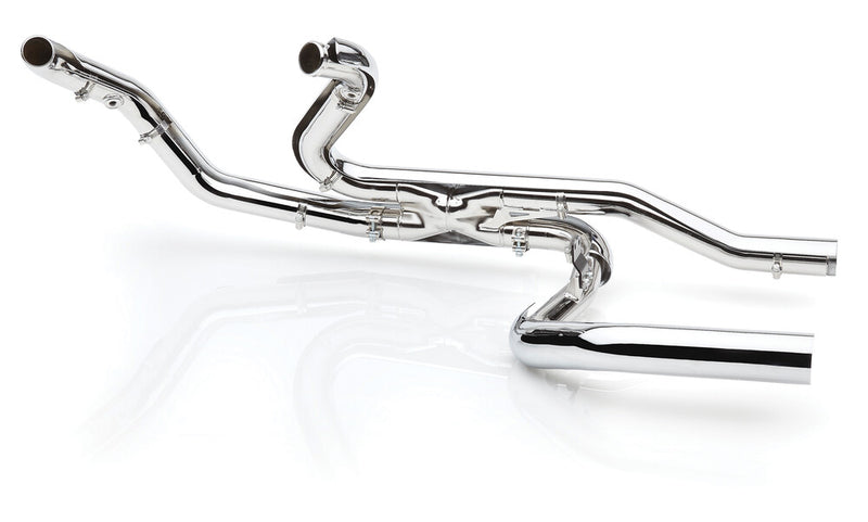 Cobra PRO Chamber Headpipes Chrome Trike - 6256 For Harley Touring 2017-2024