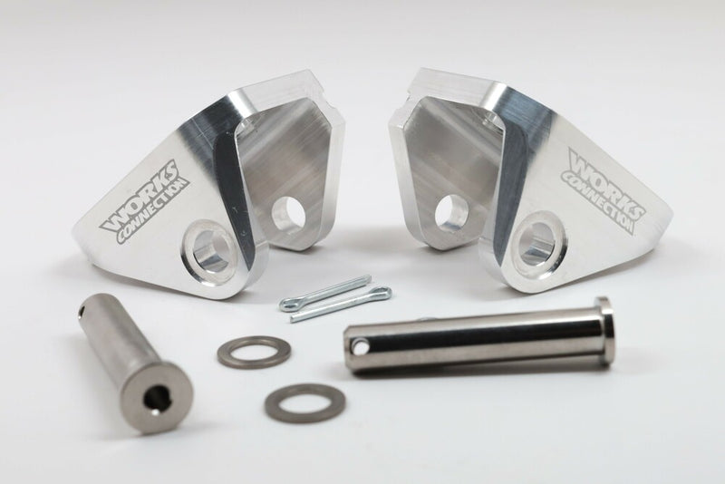 Works YZF250/450 Footpeg Mounts - 20-515 Yamaha Dirt Bikes 2023-2025
