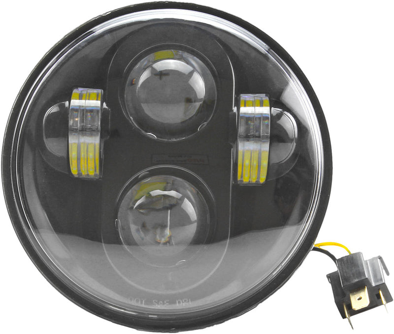 Cyron 227-0004B ABIG5-A6K HEADLIGHT 5.75" BLACK