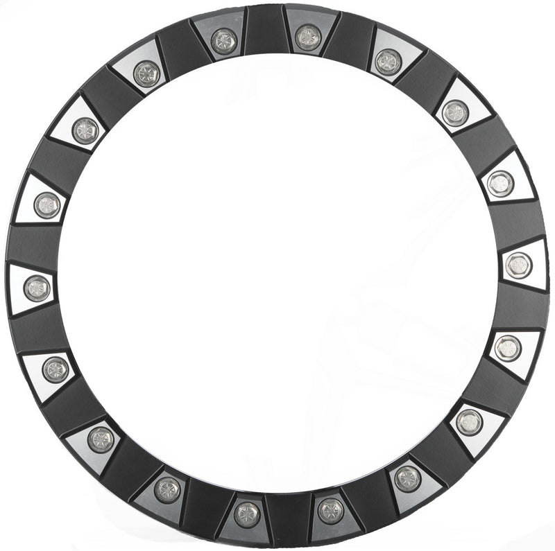 Sedona 570-1239 SBL-14M-A72-RING-18 SPLIT 6 REPLACEMENT BDLK RING 14" BLACK/MACHINED