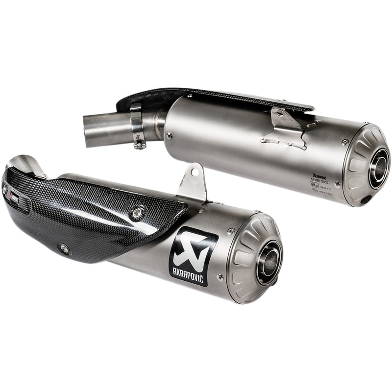 Akrapovic Slip-On Line Muffler - S-D11SO4-HBFGT Ducati Scrambler 1100 2018-2020