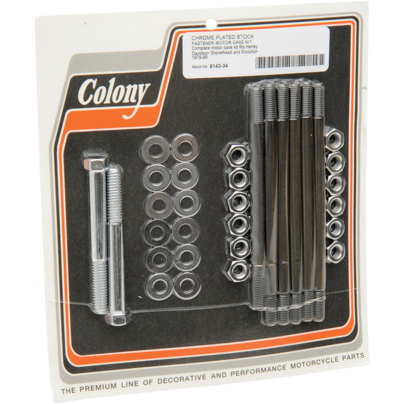 Colony Bolt Kit - 8143-34 For Harley Motorcycles 1979-1995