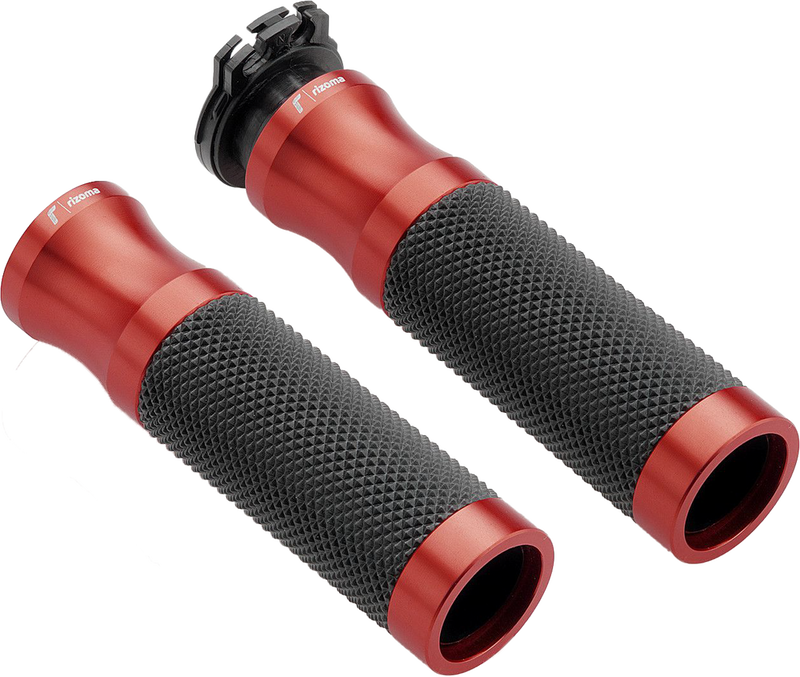 Rizoma Grips Sport 22MM RED - GR205R For Honda CBR650R 2023 | Kawasaki 650 2023 | Moto Guzzi Stone 2023