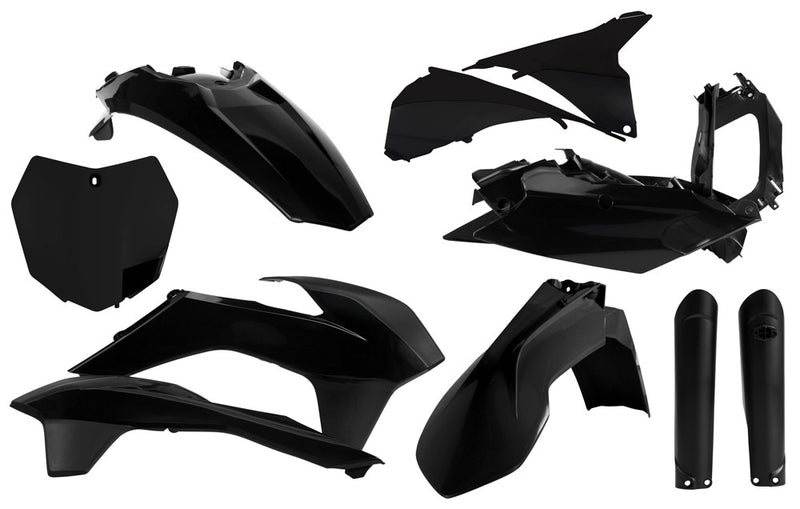 Acerbis Full Plastic Kit Black - 2403090001 KTM SX 250 / XC 250 2015-2016