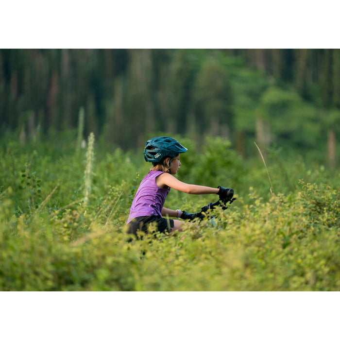 KALI 0151-0350 0221421122 Youth Chakra Plus Pyramid Bicycle Helmet Youth Chakra Plus Helmet - Pyramid - Matte Teal