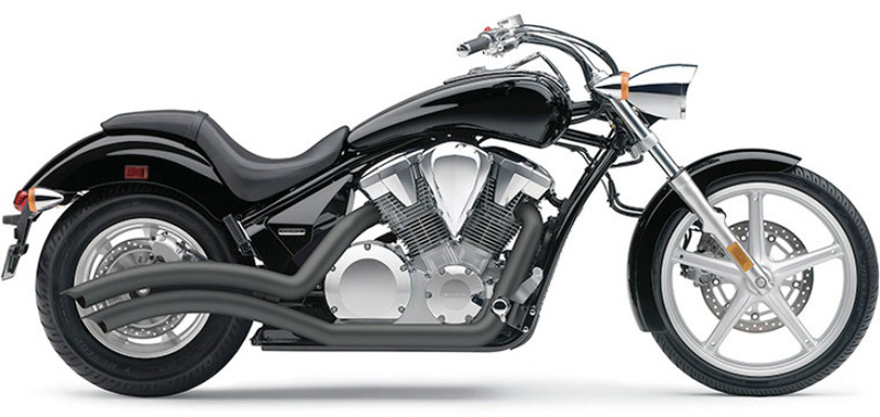 Cobra Speedster Swept F S Black Kawasaki VN900 - 1233B Honda VT1300CR Stateline / VT1300CS Sabre / VT1300CT Interstate / VT1300CX Fury 2010-2019