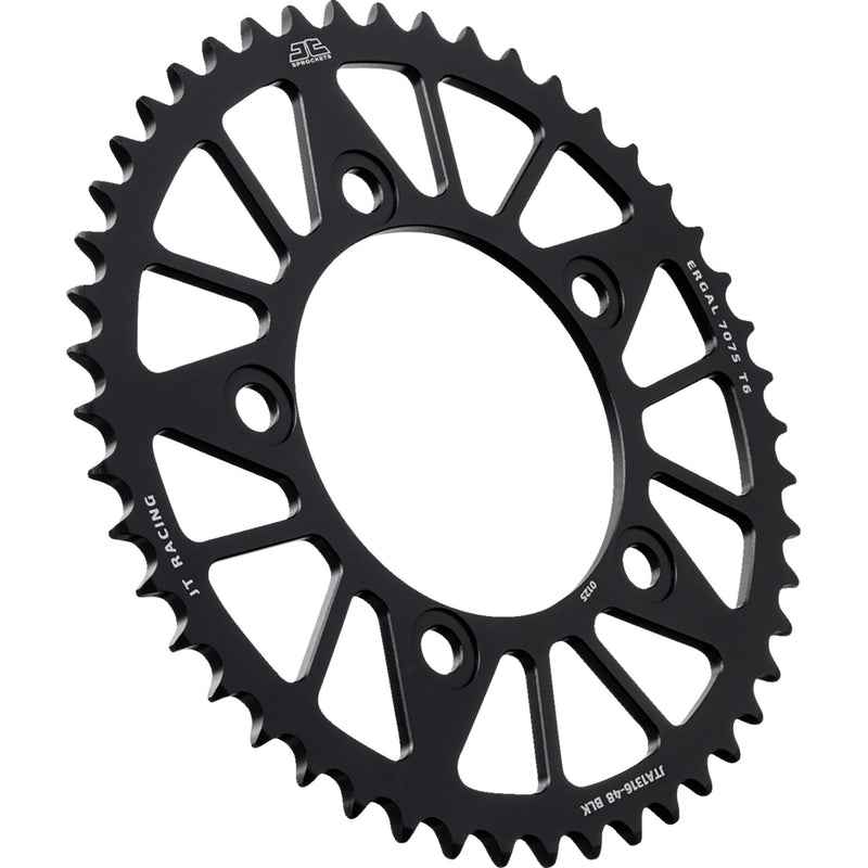 JT SPROCKETS 1211-2906 JTA1316.48BLK Aluminum Rear Sprockets Rear Sprocket - Aluminum - 48 Tooth - Black - Honda