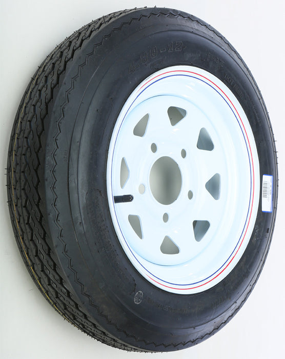 Awc 58-8160 TA2024012-71B480C TRAILER TIRE AND WHEEL ASSEMBLY WHITE