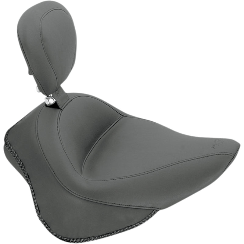 Mustang Wide Seat - 79742 For Harley Blackline / Softail Slim 2011-2017