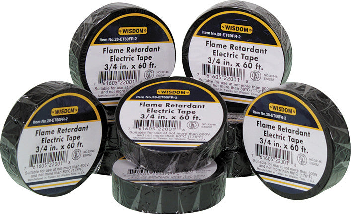 Wps 10-2262 ET3/4X60BK777---228 ELECTRICAL TAPE 10/PK