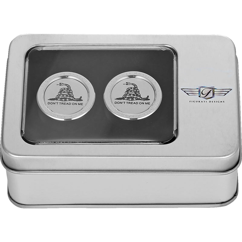 FIGURATI DESIGNS 3550-0357 FD40-DC-2730-SS Docking Covers don't tread on me - silver