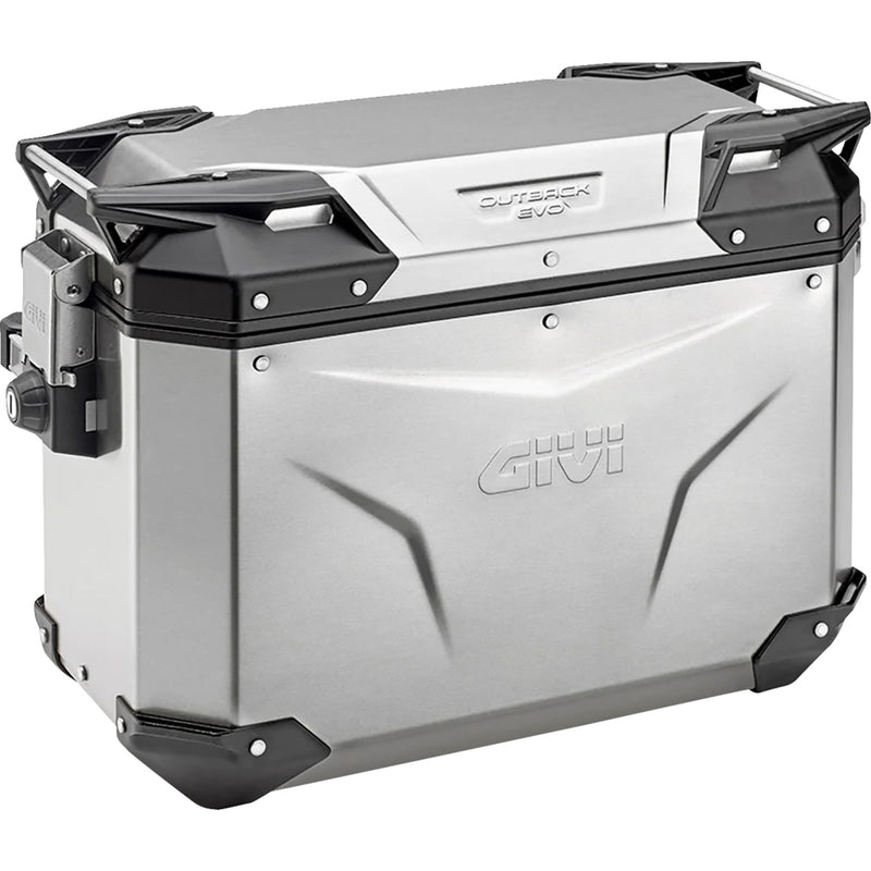 GIVI 3501-2036 OBKE48ARA Outback Evo Side Case right - 48 liter - silver