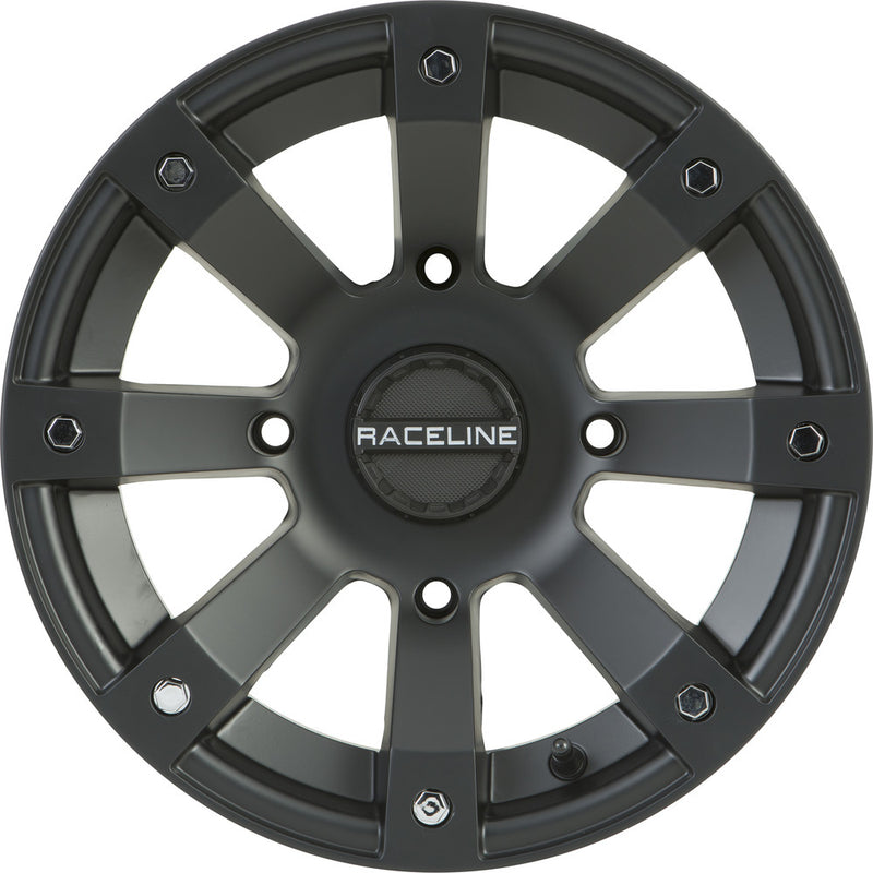 Raceline Wheels 570-1522 A7927011-25 SCORPION WHEEL 12X7 4/110 2+5 (-47MM) BLACK