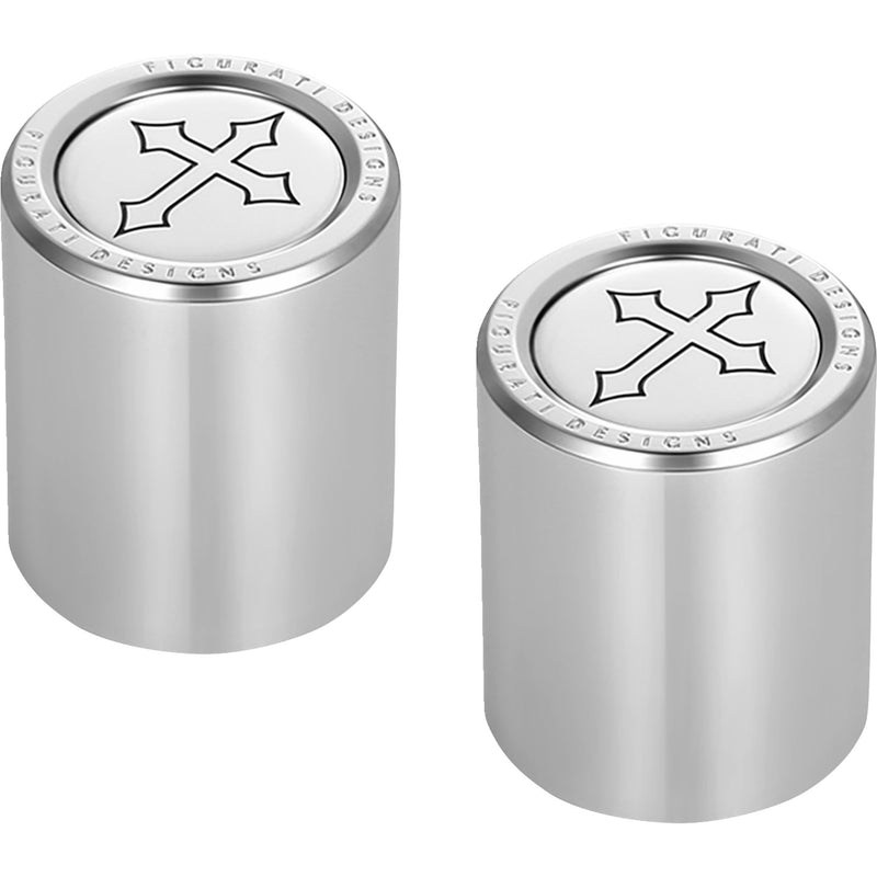 FIGURATI DESIGNS 3550-0335 FD41-DC-2530-SS Docking Covers short - cross - silver