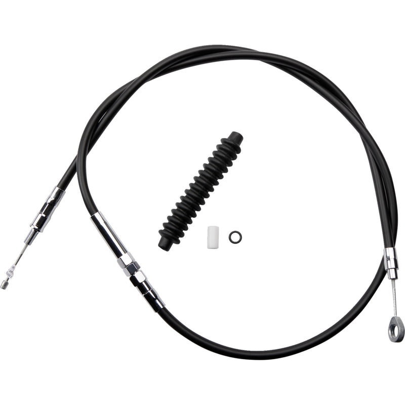 Drag Specialties High-Efficiency Black Vinyl Clutch Cable /16" For Harley Softail Night Train 1999-2006