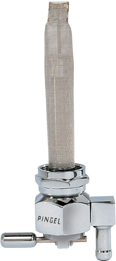 Pingel Ent 274-0502 6391-CH POWER-FLO PETCOCK CHROME 22MM RES BARB DOWN