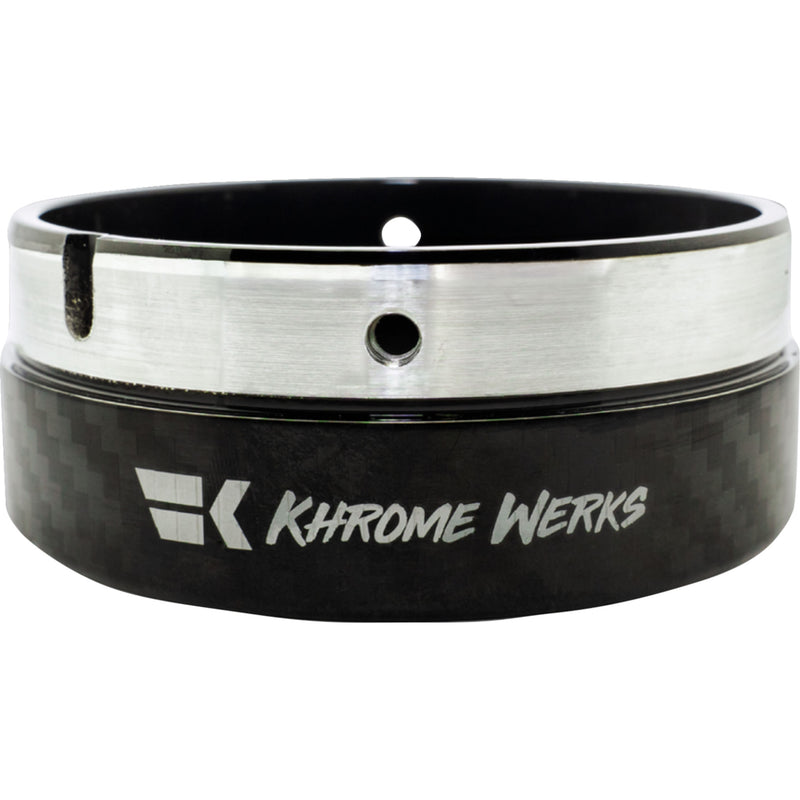 KHROME WERKS 1860-2574 200881p Billet-Tip Exhaust End Cap Exhaust End Cap - Billet Cut Tip - Carbon - 4-1/2"