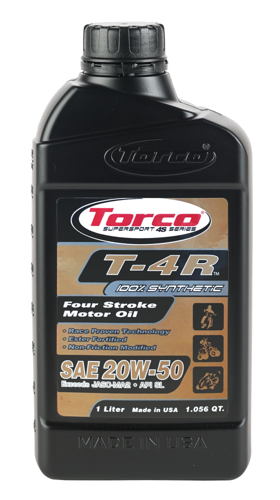 Torco T-4R Synthetic Blend Motor OIL 4T 20W50 1L - T672055CE