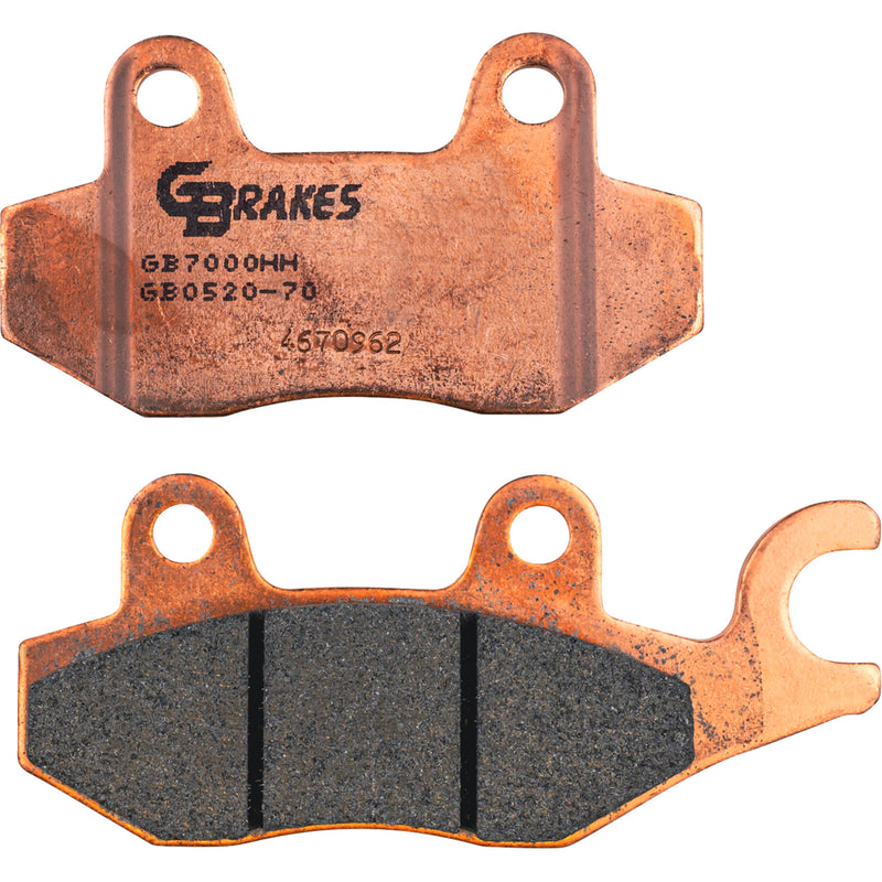Gbrakes Brake Pad - GB0520-70 For Kawasaki Ninja 2008-2017 | Suzuki 250 Burgman / 400 Burgman 2007-2019