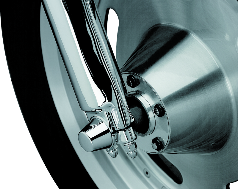 Kuryakyn 1214 Front Axle Nut Caps Chrome - User 1