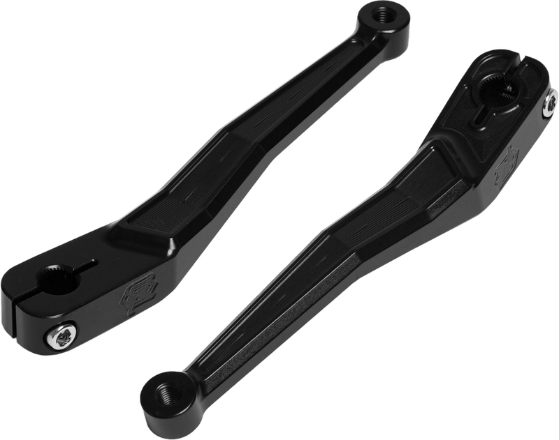 Kens Factory NL Heel TOE Shifter Levers Black Pair - KFA-03 For Harley Touring / Softail / Road Glide / Screamin' 1998-2022