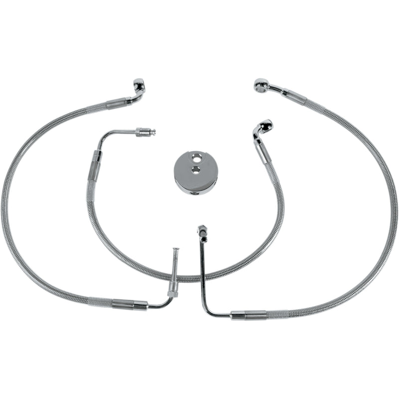 Drag Specialties Brake Line - 1204-2755 For Harley Sportster 1200 Sport XL1200S 1996-2003