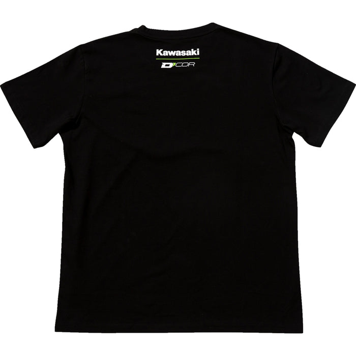D'COR VISUALS Kawasaki Racing T-Shirt Black