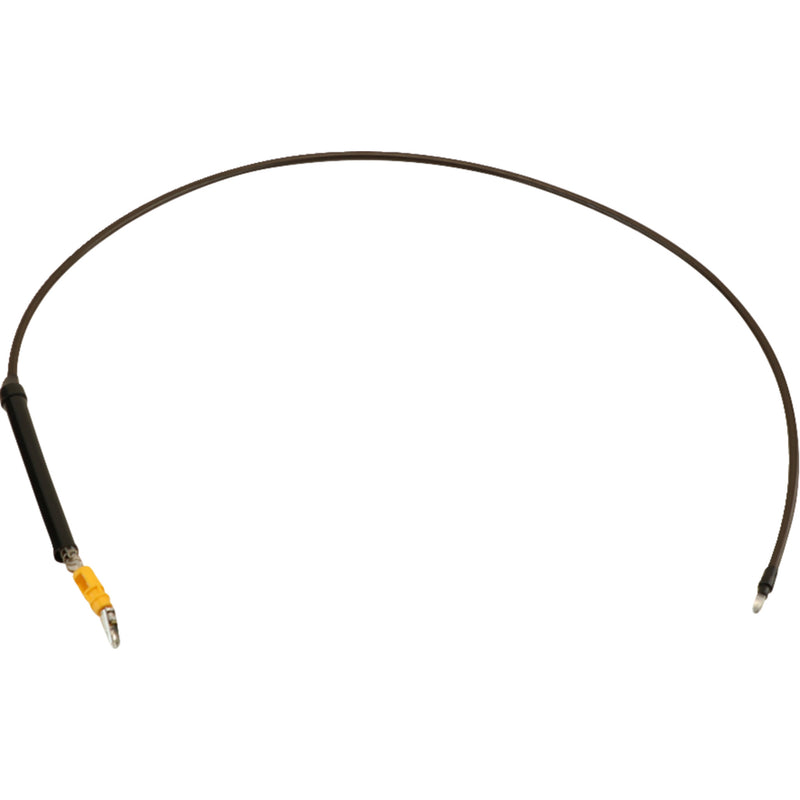 LA Choppers Midnight Braided Clutch Cable Stock Ape Hanger Handlebars - LA-8059C08M For Harley Touring 2023-2026