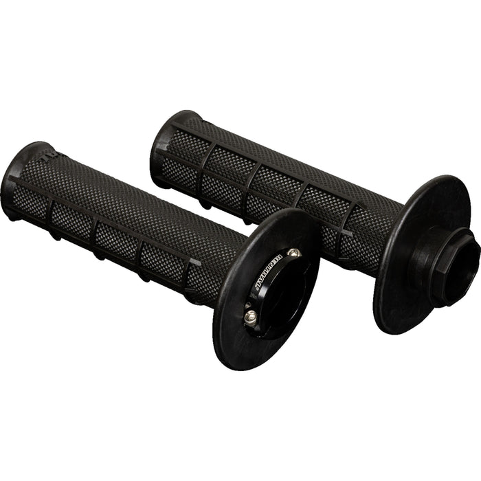 RENTHAL 0630-3221 G236 MX R-Works Lock-On Grips ultra tacky - half waffle