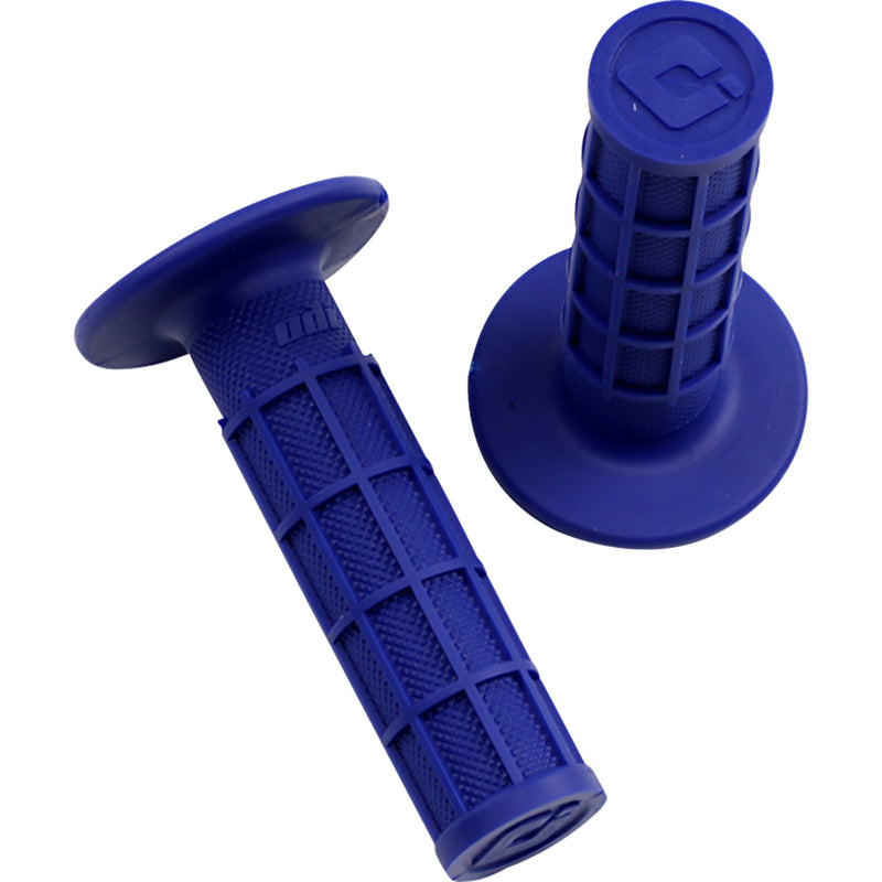 ODI 0630-2581 H02RFU Ruffian MX Full Waffle Single-Ply Grips Grips - Ruffian - Full-Waffle - Blue