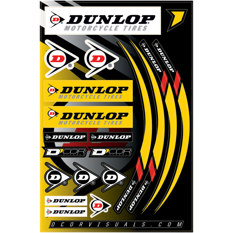 D'COR VISUALS 4320-2250 40-90-117 Decal Sheet dunlop