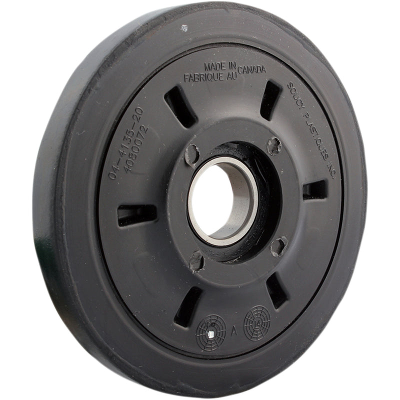 KIMPEX 4702-0175 298991 Idler Wheel with bearing 6004-2rs - black - 135 mm od x 25 mm id