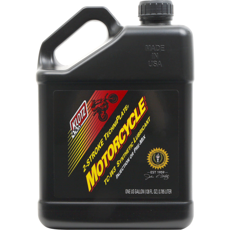KLOTZ OIL 3602-0184 KL-3021 TechniPlate® Synthetic TC-W 3® 2-Stroke Oil TC-W 3® 2-Stroke Engine Oil - 1 US gallon
