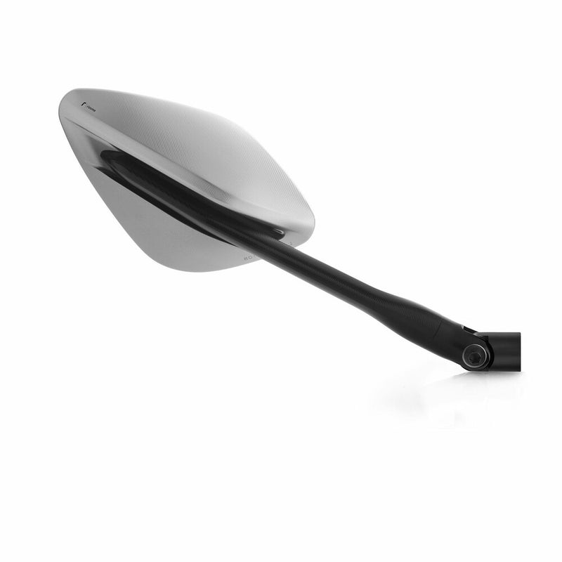 Rizoma 58-BS325A BS325A NAMIC STREET MIRROR SILVER/BLACK RIGHT EA