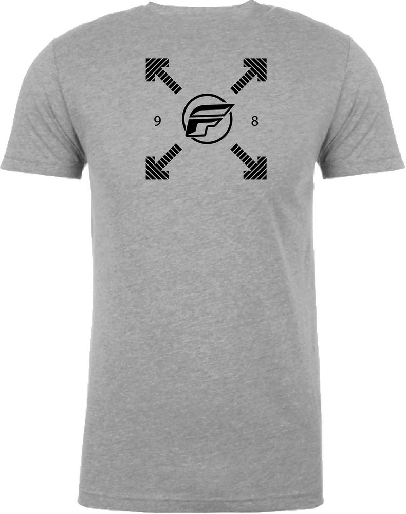 Fly Racing 354-0323M 354-0323M FLY LOST TEE DARK GREY HEATHER MD