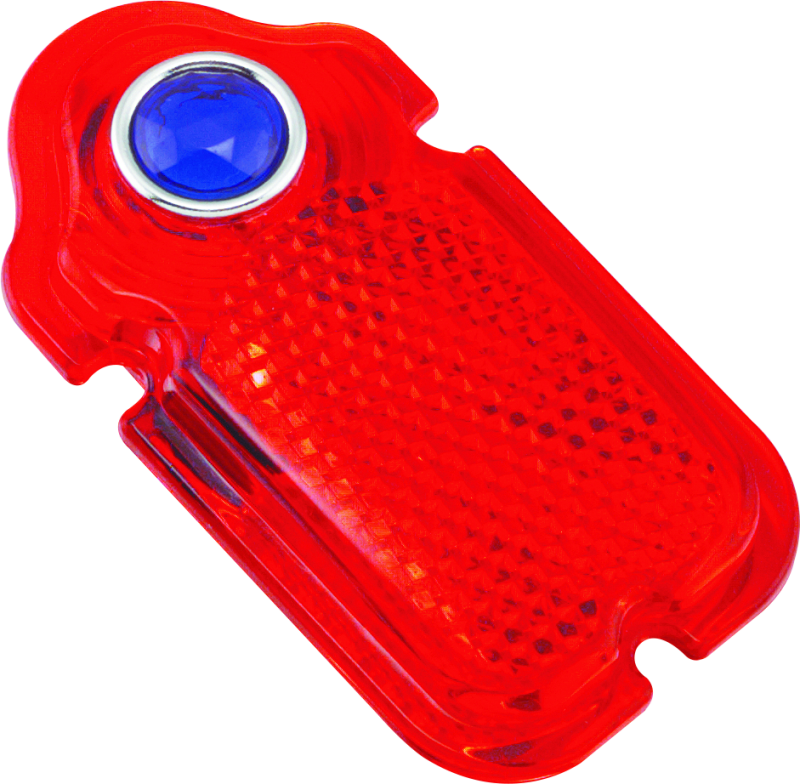 Biker's Choice 410300 Bikers Choice Blue Dot Taillight Lens 47-54 Tombstone Replaces H-D 68090-47 - Photo - Primary