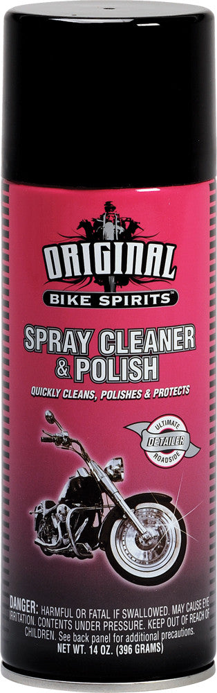 Bike Spirits 58-7700 1039615 SPRAY CLEANER & POLISH 14 OZ
