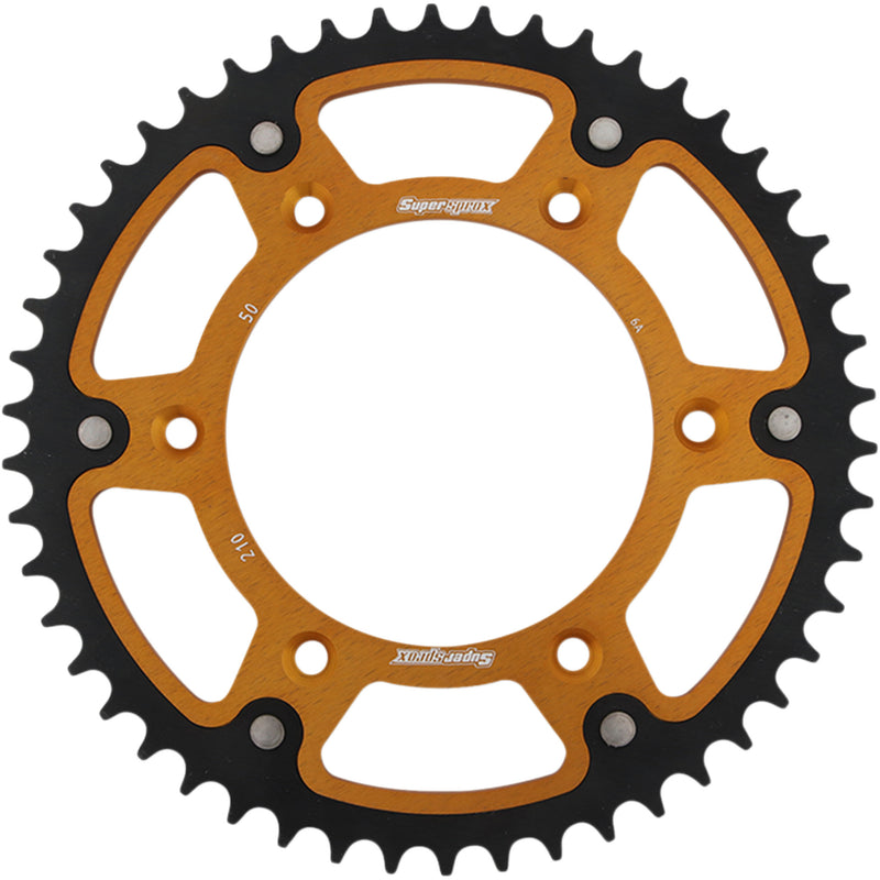 SUPERSPROX 1210-1971 RST-210-50-GLD Stealth Rear Sprocket 50 tooth - gold - honda