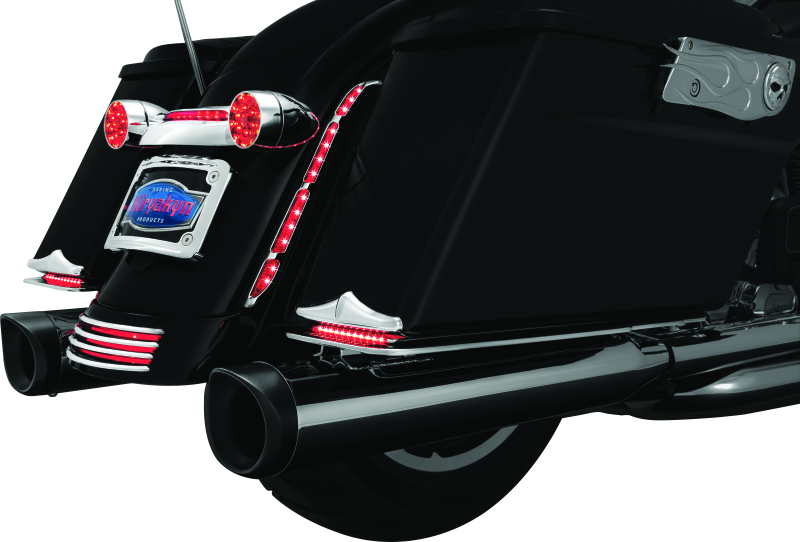 Kuryakyn 3154 L.e.d. Turn Signal Bar Filler Panel Red - User 1