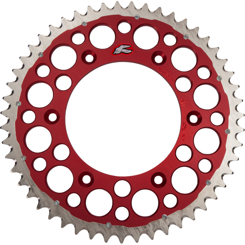 RENTHAL 1210-0823 1540-520-51GPRD Twinring™ Rear Sprocket 51 tooth - red