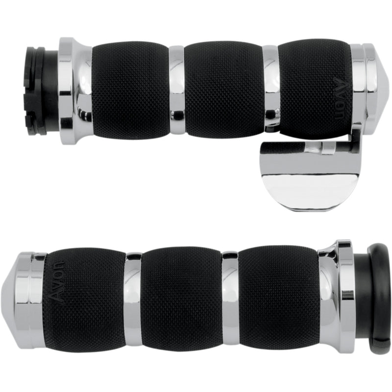 Avon Air Cushion Grips - AIR-90-BOSS For Harley Motorcycles 1980-2022