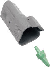 Namz Custom Cycle 850-08008 DR-3G 3-WIRE GREY DEUTSCH RCPTCL & WDGLCK HD# 72123-94GY