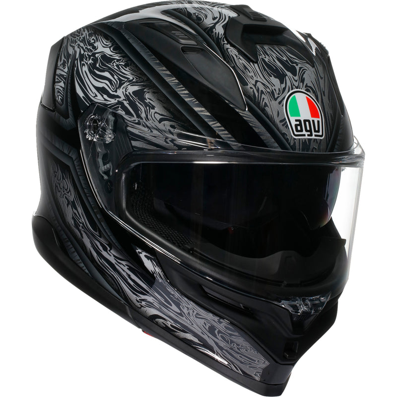 AGV K7 Damascus Helmet - Black/Silver