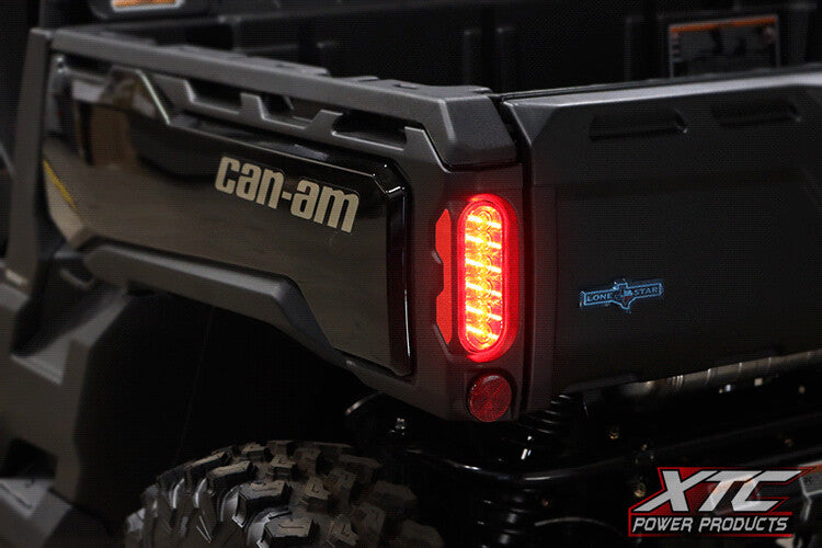 Xtc Power Products Auto Turn Signal Kit W Billet Lever AND Front DRL Lights CAN Can-Am Defender - ATS-L-CAN-DEF-DRL Can-Am Defender 2016-2026